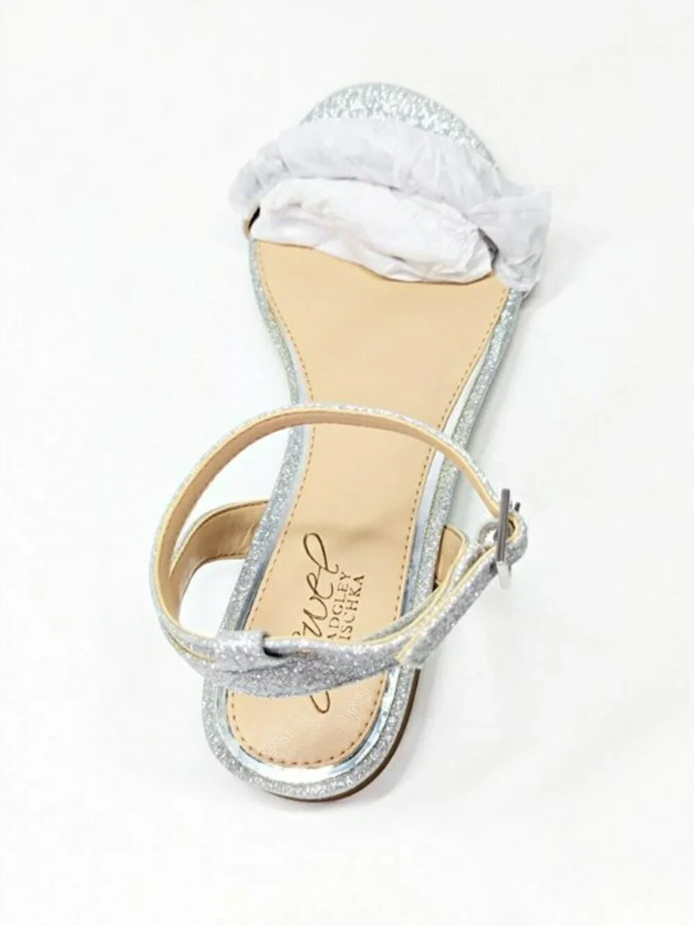 Jewel Badgley Mischka Women's Daria Rhinestone Embellished Sandals Size 5.5